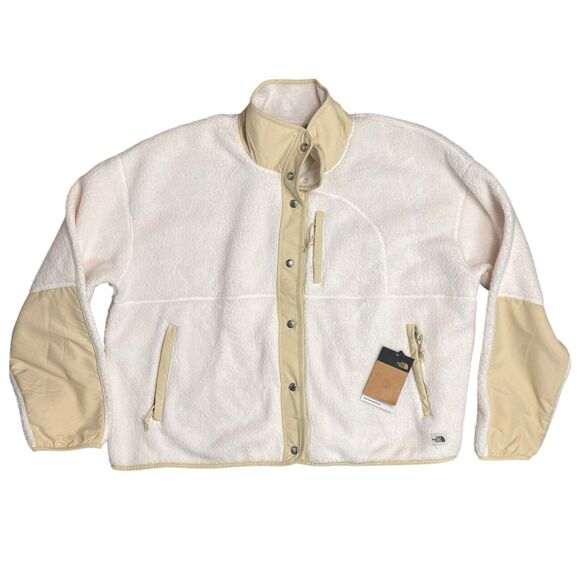 The North Face Cragmont Sherpa Jacket • XXL • Cozy Beige Ski-Ready Snap Front - Picture 3 of 16